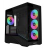 Lian Li VECTOR V100 MINI PC-Gehäuse, Micro-ATX, Tempered Glass - schwarz