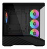 Lian Li VECTOR V100 MINI PC-Gehäuse, Micro-ATX, Tempered Glass - schwarz
