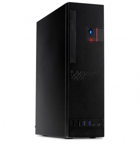 Inter-Tech Case S-331 Desktop with 8.3L volume, black retail