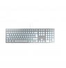 CHERRY TAS KC 6000 C FOR MAC Corded DE-Layout silver/white