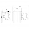 Washer - dryer INDESIT BDE 86436 WSV
