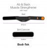 Bodi-Tek Ab & Back Muscle Strengthener With Heat, Black/Orange