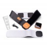 Bodi-Tek Ab & Back Muscle Strengthener With Heat, Black/Orange