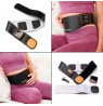 Bodi-Tek Ab & Back Muscle Strengthener With Heat, Black/Orange