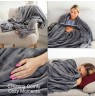 Bodi-Tek COZY Snuggle Blanket Heated Throw 130 x 160cm, Gray