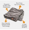 Bodi-Tek COZY Snuggle Blanket Heated Throw 130 x 160cm, Gray