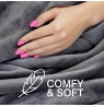Bodi-Tek COZY Snuggle Blanket Heated Throw 130 x 160cm, Gray