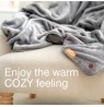 Bodi-Tek COZY Snuggle Blanket Heated Throw 130 x 160cm, Gray