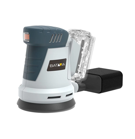 Batavia B.V. 18V Cordless Orbital Sander 125mm Compact and balanced design for precise sanding