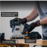 Batavia B.V. 18V Cordless Orbital Sander 125mm Compact and balanced design for precise sanding