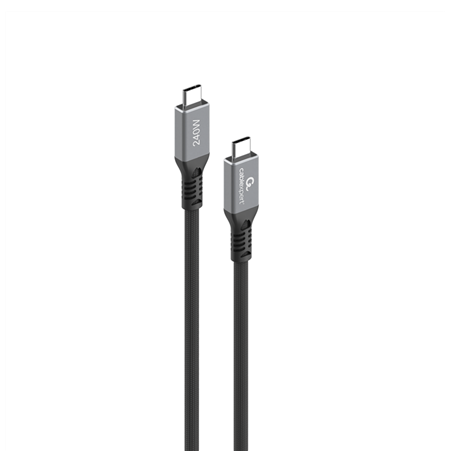 Cablexpert CCBP-USB4-CMCM240-0.3M Premium USB4 Type-C charging and data cable, 40 Gbps, 240 W, 0.3 m | Cablexpert