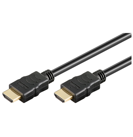Goobay 80102 HDMI High‑Speed Cable with Ethernet | Soft | 1.5 m