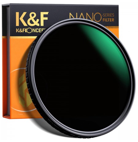 K&amp,F Concept 77mm Nano-X Variable/Fader ND Filter, ND8-ND128