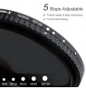K&amp,F Concept 77mm Nano-X Variable/Fader ND Filter, ND8-ND128