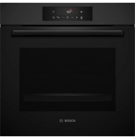 Built-in oven BOSCH HBA572EM3 jet black matt transparent, 60 x 60 cm, AirFry function
