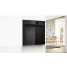 Built-in oven BOSCH HBA572EM3 jet black matt transparent, 60 x 60 cm, AirFry function