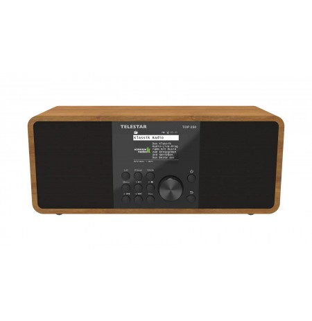Wooden multifunction radio station TELESTAR TOP 25