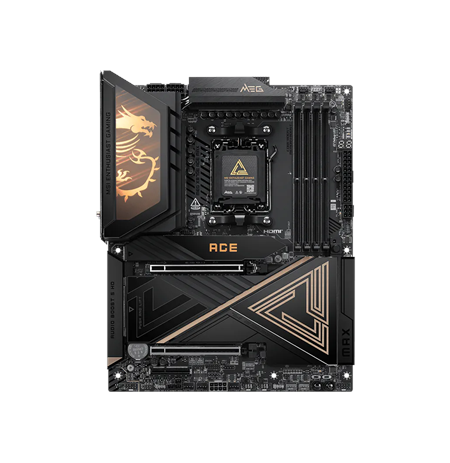 MSI MEG X870E ACE MAX | Processor family AMD | Processor socket AM5 | DDR5 | Supported hard disk drive interfaces SATA
