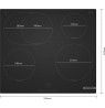 Bosch PIF61ABB5E hob Black Built-in 60 cm Zone induction hob 4 zone(s)