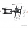 Vogels Wall mount | UP 4053 Full-Motion TV Wall Mount M | 32-65 " | Rotate