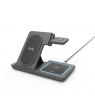 Gembird 3-in-1 foldable wireless charger stand, 15 W, Samsung watch | TA-WPC31S-01-BK