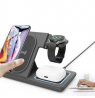 Gembird 3-in-1 foldable wireless charger stand, 15 W, Samsung watch | TA-WPC31S-01-BK