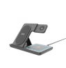 Gembird 3-in-1 foldable wireless charger stand, 15 W, Samsung watch | TA-WPC31S-01-BK