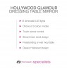 Rio Holliwood Glamour Dressing Table Mirror