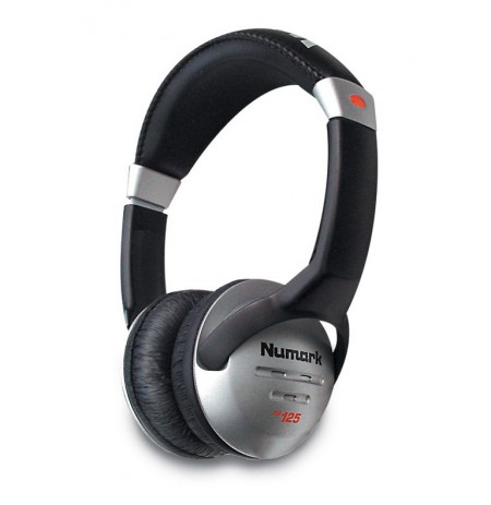 Numark HF125 headphones/headset Wired Head-band Black, Silver