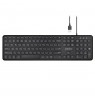 Perixx PERIBOARD-210 scissor Wired Keyboard, Ultra-Flat, Black
