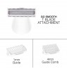 Rio Go Smooth 4-In-1 Lady Shaver & Bikini Trimmer, White