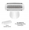 Rio Go Smooth 4-In-1 Lady Shaver & Bikini Trimmer, White