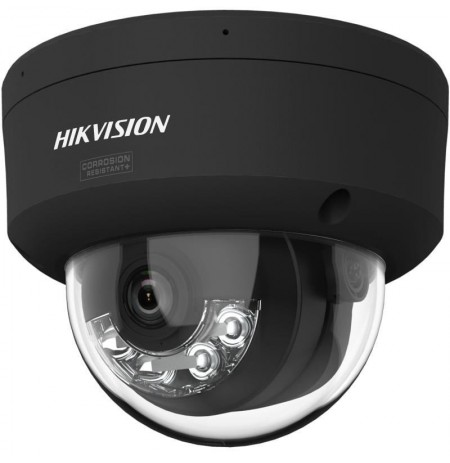 Hikvision dome DS-2CD2147G3-LIS2UY F2.8 (Juoda, 4 MP, 30 m IR, 30 m LED, Hybrid Light, ColorVu)