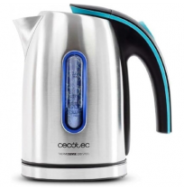 Cecotec Kettle | ThermoSense 220 Steel | Electric | 1630 W | 1.2 L | Stainless Steel | 360° rotational base | Stainless Steel