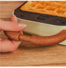 Cecotec Sandwich Maker | Rock'nToast Retro One Yellow Retro-style | 700 W | Number of plates 3 | Yellow