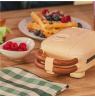 Cecotec Sandwich Maker | Rock'nToast Retro One Yellow Retro-style | 700 W | Number of plates 3 | Yellow