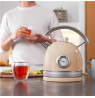 Cecotec Kettle | ThermoSense 420 Vintage | 2200 W | Electric | 1.8 L | Stainless steel | 360° rotational base | Light Beige