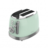 Cecotec Toaster | Toast&Taste 800 Vintage | Power 850 W | Number of slots 2 | Housing material Stainless steel | Light Green