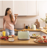 Cecotec Toaster | Toast&Taste 800 Vintage | Power 850 W | Number of slots 2 | Housing material Stainless steel | Light Green