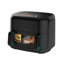 Cecotec Double hot air fryer | Cecofry&Grill Smokin'Prime 11000 | Power 2800 W | Capacity 11 L | Black