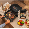 Cecotec Double hot air fryer | Cecofry&Grill Smokin'Prime 11000 | Power 2800 W | Capacity 11 L | Black