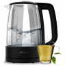 Cecotec Kettle | ThermoSense 320 Clear | 2200 W | Electric | 1.7 L | Glass | 360° rotational base | Black/Transparent