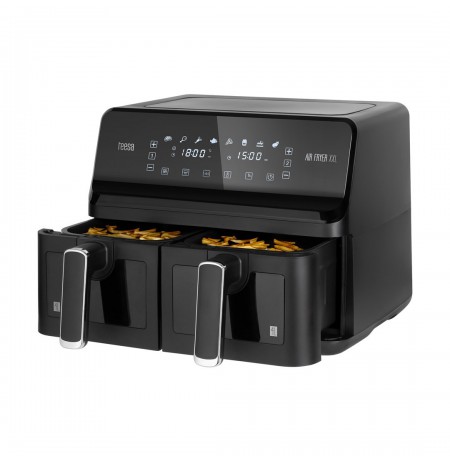Oil-free fryer TEESA AIR FRYER DUAL POT XXL 8L 2700W