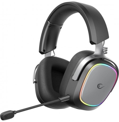 Headphones Rampage RETSU wireless over-ear headphones BT 2.4G RGB black