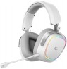 Headphones Rampage RETSU wireless over-ear headphones BT 2.4G RGB white