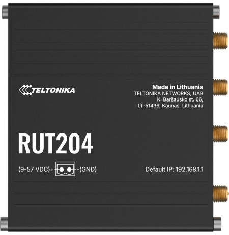 Teltonika RUT204 industrial router 4G / LTE (RUT2040AAAA0) RS232/CAN