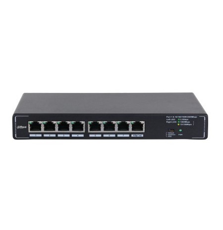 Dahua Technology SMG1008 network switch Unmanaged 2.5G Ethernet (100/1000/2500) Black