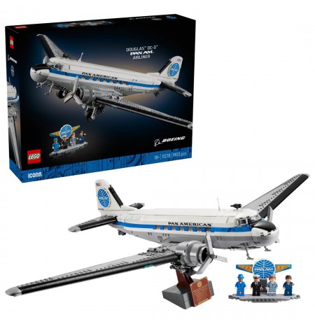 LEGO Icons 11378 - Douglas DC-3 PAN AM Passenger Plane
