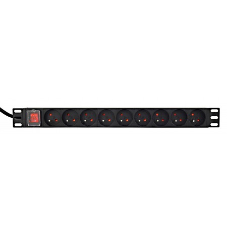 Gembird *Rack power strip PDU 9xFR 1U 16A F
