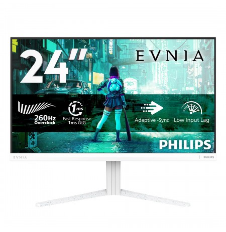 Philips Evnia 3000 24M2N3201P/00 computer monitor 60.5 cm (23.8") 1920 x 1080 pixels Full HD LCD White